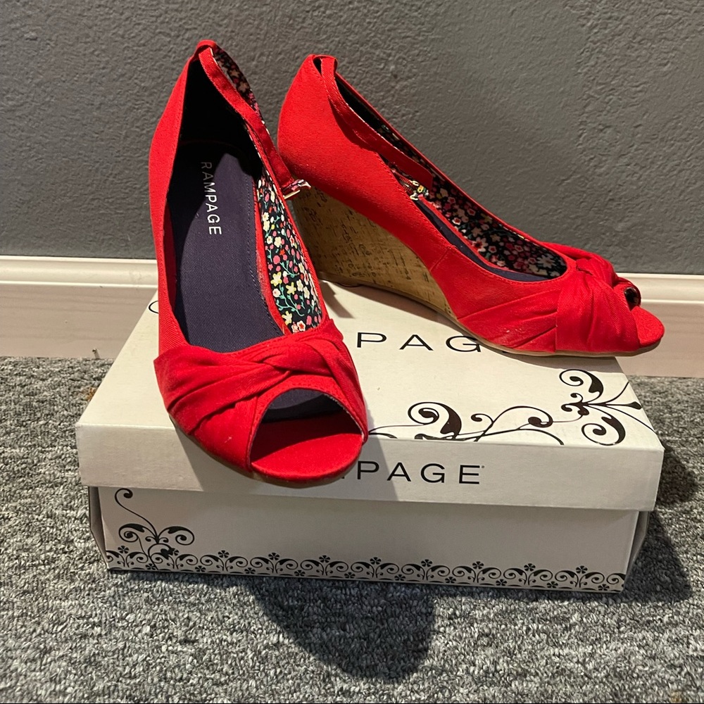 Rampage Wedge Heels